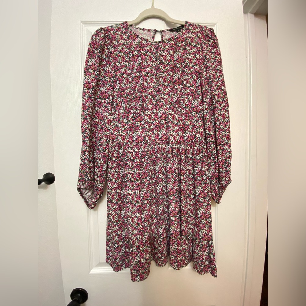 Banana Republic Factory pink floral, Size S dress.
